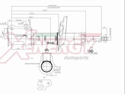 AP XENERGY X633334 - Амортизатор avtolavka.club