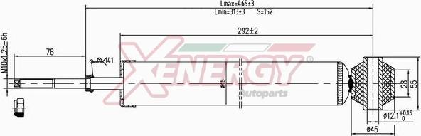 AP XENERGY X040349 - Амортизатор avtolavka.club