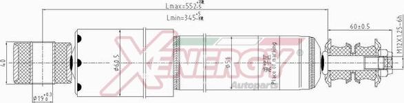 AP XENERGY X005345 - Амортизатор avtolavka.club