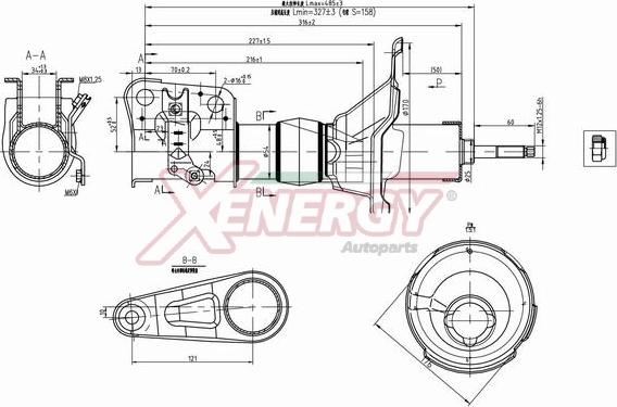 AP XENERGY X010331 - Амортизатор avtolavka.club