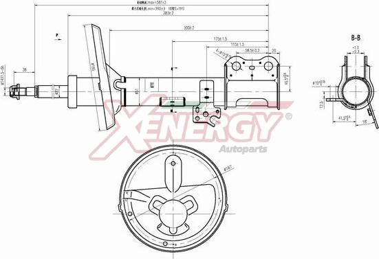 AP XENERGY X0114334 - Амортизатор avtolavka.club