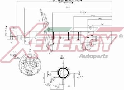 AP XENERGY X0173334 - Амортизатор avtolavka.club