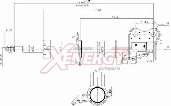 AP XENERGY X080632 - Амортизатор avtolavka.club