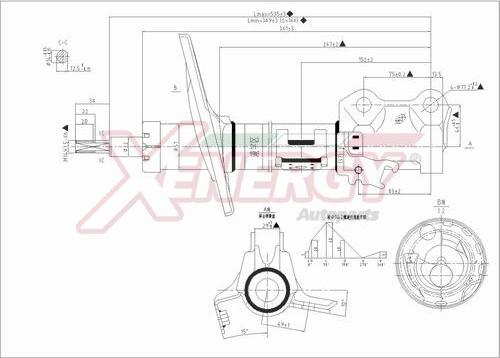 AP XENERGY X031339 - Амортизатор avtolavka.club