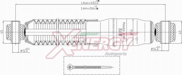 AP XENERGY X078345 - Амортизатор avtolavka.club