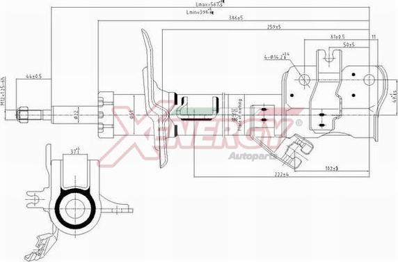 AP XENERGY X199339 - Амортизатор avtolavka.club