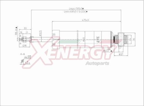 AP XENERGY X194349 - Амортизатор avtolavka.club