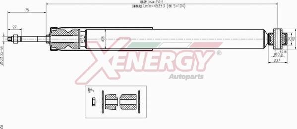 AP XENERGY X198553 - Амортизатор avtolavka.club