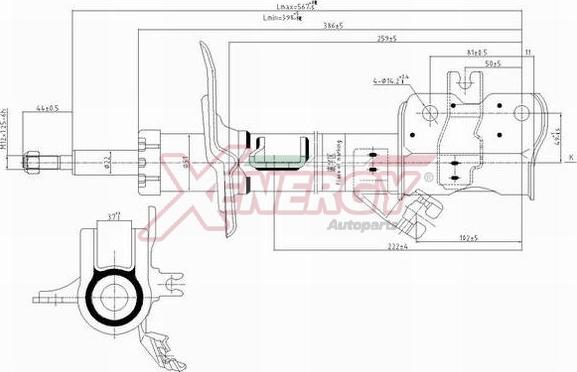 AP XENERGY X198339 - Амортизатор avtolavka.club