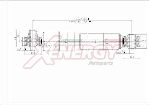 AP XENERGY X149349 - Амортизатор avtolavka.club