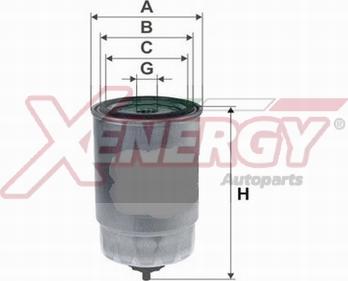 AP XENERGY X1599792 - Паливний фільтр avtolavka.club