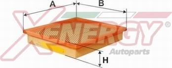 AP XENERGY X1590036 - Повітряний фільтр avtolavka.club