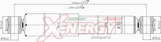 AP XENERGY X153343 - Амортизатор avtolavka.club