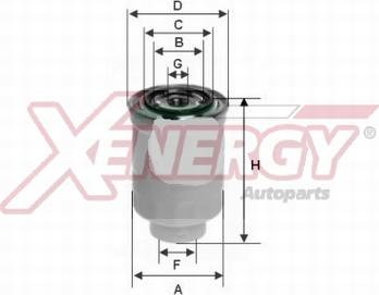 AP XENERGY X1537400 - Паливний фільтр avtolavka.club