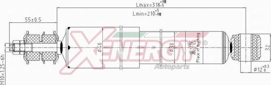 AP XENERGY X152553 - Амортизатор avtolavka.club