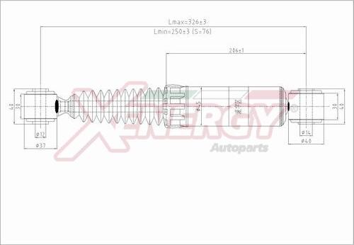 AP XENERGY X166341 - Амортизатор avtolavka.club