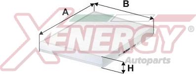 AP XENERGY X11667 - Фільтр, повітря у внутрішній простір avtolavka.club