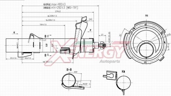 AP XENERGY X843334 - Амортизатор avtolavka.club