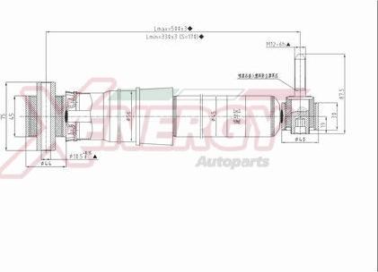 AP XENERGY X804344 - Амортизатор avtolavka.club