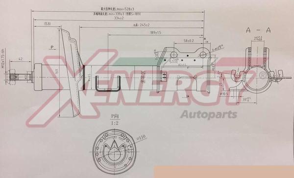 AP XENERGY X8003334 - Амортизатор avtolavka.club