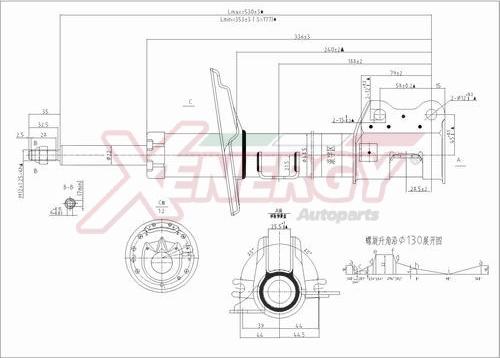 AP XENERGY X808339 - Амортизатор avtolavka.club