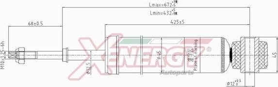 AP XENERGY X816344 - Амортизатор avtolavka.club