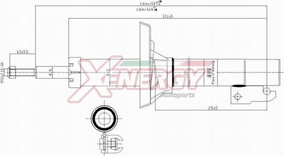 AP XENERGY X818633 - Амортизатор avtolavka.club