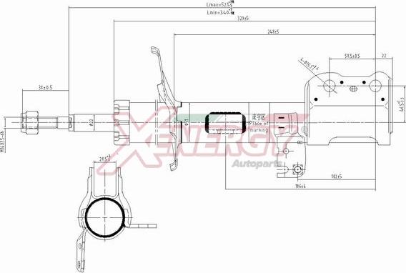 AP XENERGY X818334 - Амортизатор avtolavka.club