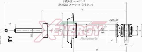 AP XENERGY X813341 - Амортизатор avtolavka.club