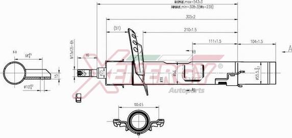 AP XENERGY X831335 - Амортизатор avtolavka.club