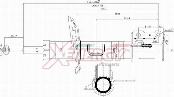 AP XENERGY X826339 - Амортизатор avtolavka.club