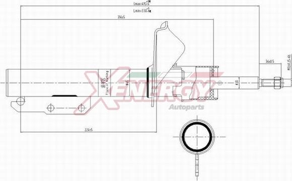 AP XENERGY X826333 - Амортизатор avtolavka.club