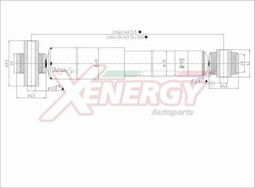 AP XENERGY X358553 - Амортизатор avtolavka.club