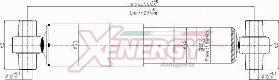 AP XENERGY X363344 - Амортизатор avtolavka.club