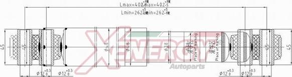 AP XENERGY X303443 - Амортизатор avtolavka.club