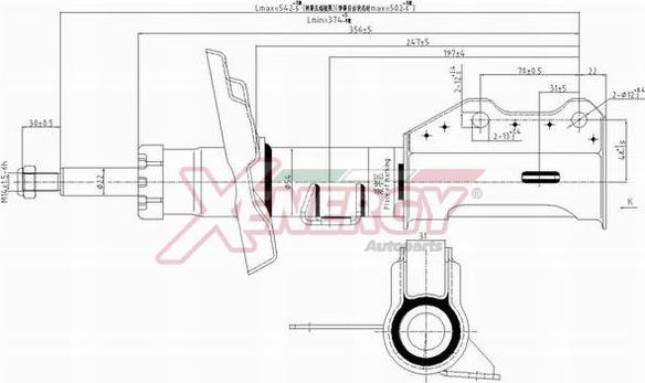 AP XENERGY X374339 - Амортизатор avtolavka.club