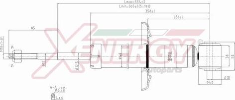 AP XENERGY X297343 - Амортизатор avtolavka.club