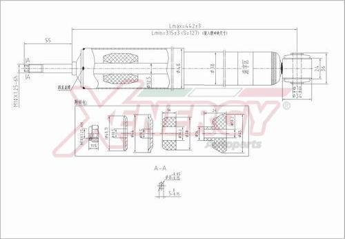 AP XENERGY X265343 - Амортизатор avtolavka.club