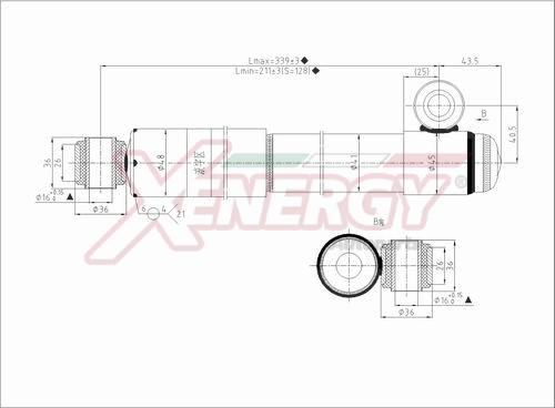 AP XENERGY X210341 - Амортизатор avtolavka.club