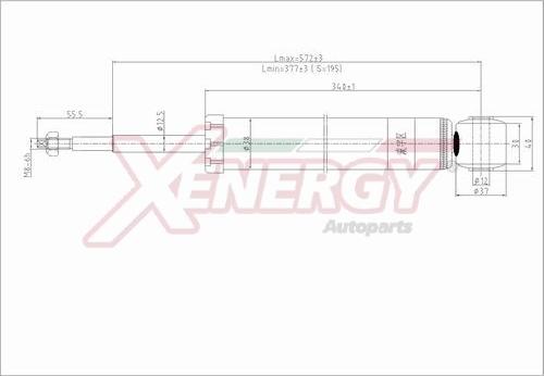 AP XENERGY X289343 - Амортизатор avtolavka.club