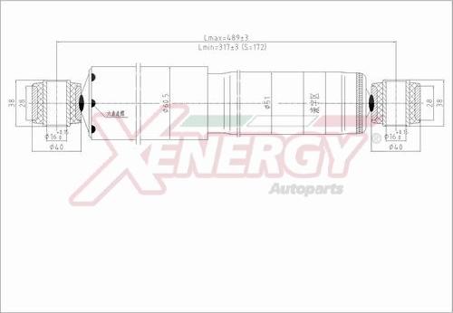 AP XENERGY X283344 - Амортизатор avtolavka.club