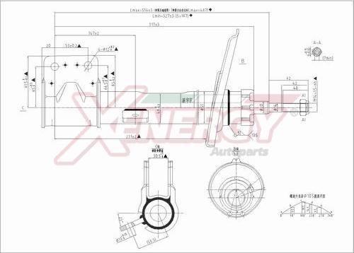 AP XENERGY X768333 - Амортизатор avtolavka.club