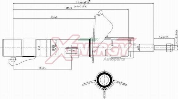 AP XENERGY X700333 - Амортизатор avtolavka.club