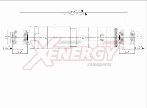 AP XENERGY X701345 - Амортизатор avtolavka.club