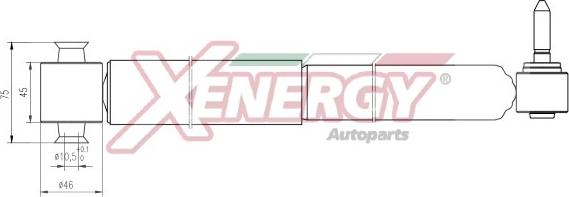 AP XENERGY X703344 - Амортизатор avtolavka.club