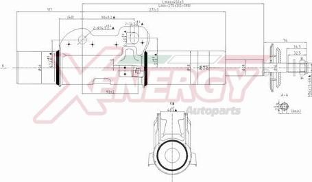 AP XENERGY X702331 - Амортизатор avtolavka.club