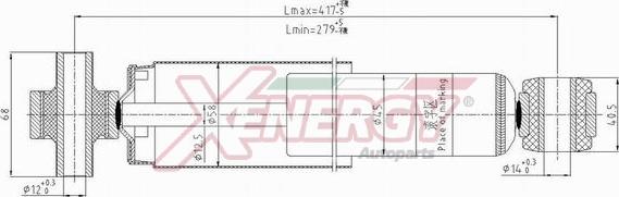 AP XENERGY X715344 - Амортизатор avtolavka.club