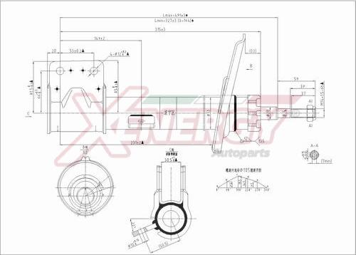 AP XENERGY X772333 - Амортизатор avtolavka.club