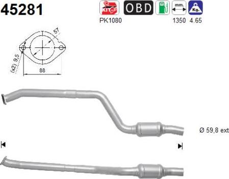 AS 45281 - Каталізатор avtolavka.club