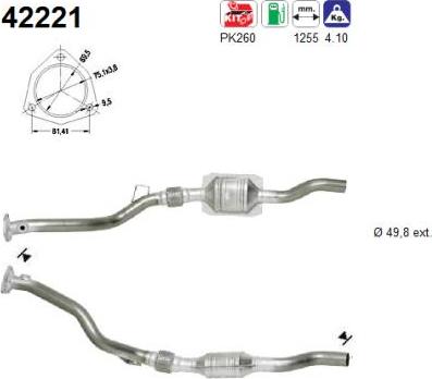 AS 42221 - Каталізатор avtolavka.club